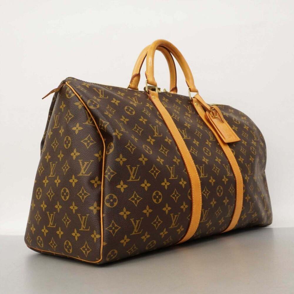LOUIS VUITTON Brown Monogram Keepall 50 Boston Bag - Picture 2 of 11